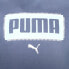 Puma Stitched Logo Pullover Hoodie Mens Blue Casual Outerwear 68075556
