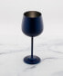 Фото #4 товара 18 Oz Navy Stainless Steel White Wine Glasses, Set of 4