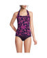 Фото #1 товара Women's Long Square Neck Halter Tankini Swimsuit Top