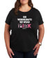 ფოტო #1 პროდუქტის Trendy Plus Size Mean Girls Graphic T-shirt