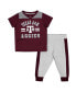 Infant Boys and Girls Maroon, Heather Gray Texas A&M Aggies Ka-Boot-It Jersey and Pants Set