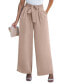 Фото #1 товара Women's Khaki Straight Leg Woven Pants