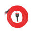 Фото #8 товара Wytrzymały elastyczny kabel przewód USB USB-C QC3.0 2A 2M czerwony