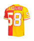 Men's Derrick Thomas Red, Gold Kansas City Chiefs 1994 Split Legacy Replica Jersey