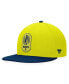 Фото #3 товара Branded Men's Yellow/Navy Nashville SC Downtown Snapback Hat
