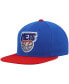 Фото #4 товара Men's Blue, Red New Jersey Nets Hardwood Classics Core Side Snapback Hat