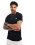 Fred Perry rear powder laurel t-shirt in black