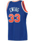 ფოტო #4 პროდუქტის Men's Patrick Ewing Blue New York Knicks 1991-92 Hardwood Classics Swingman Jersey