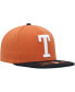 Men's Texas Orange, Black Texas Longhorns Logo Snapback Hat