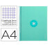 Фото #4 товара ANTARTIK Spiral notebook A4 micro lined cover 80h 90gr frame 5 mm 1 band 4 holes mint