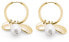 Fashion gold plated earrings with pendants 2 in 1 VAAJDE201465G