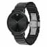 Фото #1 товара Movado Men's Ultra Slim Black Dial Stainless Steel Watch - 607210 NEW