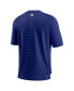 ფოტო #4 პროდუქტის Men's Royal Los Angeles Dodgers Authentic Collection Pregame Raglan Performance V-Neck T-shirt