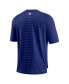 Футболка мужская Nike Authentic Collection Pregame Raglan Performance V-Neck Los Angeles Dodgers Royal Синий, L - фото #4