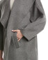 Фото #3 товара Michael Kors Collection Shawl Clutch Wool Coat Women's S