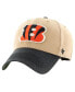 ფოტო #2 პროდუქტის Men's Khaki/Black Cincinnati Bengals Dusted Sedgwick MVP Adjustable Hat