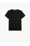 4sam10041nk 999 Siyah Erkek Polyester Jersey Kısa Kollu T-shirt