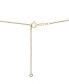 ფოტო #4 პროდუქტის Diamond Boy Pendant Necklace (1/20 ct. tw) in 10k Gold, 18" + 2" extender, Created for Macy's