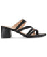 Фото #2 товара Women's Baylinn Block Feel Slip On Dress Sandals, Created for Macy's