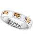 ფოტო #1 პროდუქტის EFFY® Citrine Three Stone Band (1/3 ct. t.w.) in Sterling Silver