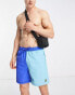 Lyle & Scott colourblock swim shorts in multi