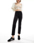 ONLY Emily high waist straight leg ankle jean in wash black