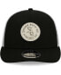 Men's Black Chicago White Sox Circle Trucker Low Profile 9FIFTY Snapback Hat - фото #2