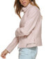 Women's Faux Leather Latch Collar Racer Jacket