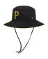 Men's Black Pittsburgh Pirates Panama Pail Bucket Hat