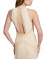 Women's New Liza Lace Halter Sleeveless Gown