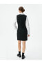 Kadın Siyah Elbise 3WAK80071UW