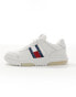 Фото #3 товара Tommy Jeans Brooklyn flag trainers in white