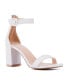 ფოტო #1 პროდუქტის Lulu Women's Single Band Heel Sandals