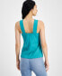 Фото #2 товара Women's Keyhole Tank Top, Created for Macy's