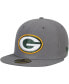 Men's Graphite Green Bay Packers Storm 59FIFTY Fitted Hat