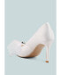 ფოტო #2 პროდუქტის Women Odette Diamante Embellished Bow Stiletto Pumps