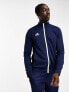 adidas Football zip jacket in navy