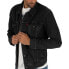 Фото #1 товара Levi's Men's Button Front Cotton Denim Trucker Jean Jacket Black 0405