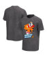 ფოტო #2 პროდუქტის Men's Black Frosted Flakes Tony the Tiger Washed T-shirt