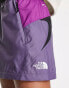 The North Face TNF X woven shorts in purple