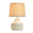 Desk lamp Home ESPRIT Brown Beige Stoneware 50 W 220 V 30 x 30 x 44 cm