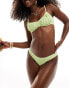 Фото #1 товара Billabong wave check bliss bikini bottom in green