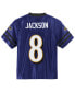 ფოტო #1 პროდუქტის Baltimore Ravens Lamar Jackson Baby Game Jersey