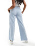 Фото #9 товара Karl Kani small signature wide leg corduroy trousers in light blue