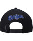 Men's Black Los Angeles Dodgers Stacked Logo Snapback Hat