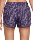 Women's One Tempo Dri-FIT Brief-Lined Printed Running Shorts Daybreak/daybreak/gravity Purple/black, XS - фото #2