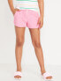 Фото #1 товара Floral Loop-Terry Dolphin-Hem Cheer Shorts for Girls