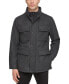 Men's Water-Repellent Jacket with Zip-Out Quilted Puffer Bib