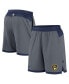 Men's Gray Milwaukee Brewers Authentic Collection Flex Vent Performance Shorts Серый, Темно-Синий, M - фото #1