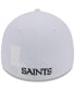Фото #4 товара Men's White New Orleans Saints Main 39THIRTY Flex Hat